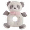 Peluche Sonajero Oso Panda Rosa 20 cm