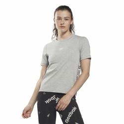 Camiseta de Manga Corta Mujer Reebok Tape Pack Gris