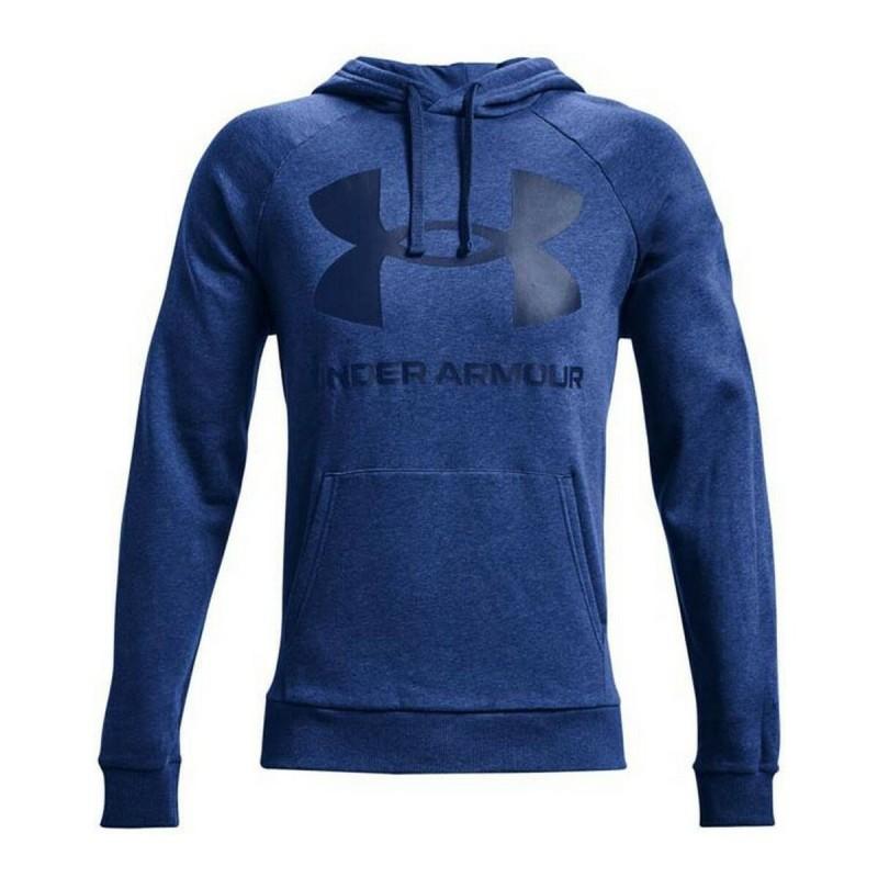 Sudadera con Capucha Hombre Under Armour Fleece Rival Azul oscuro