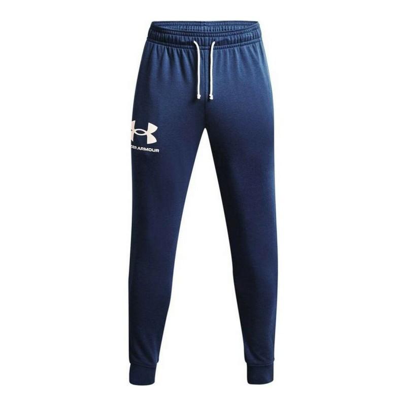 Pantalón Largo Deportivo Under Armour Jogger Rival Terry Azul oscuro Hombre