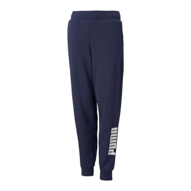 Pantalón de Chándal para Niños Puma Power Logo Azul oscuro