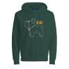 Sudadera con Capucha Hombre  JORPAL SWEAT HOOD FST  Jack & Jones 2310015  Verde