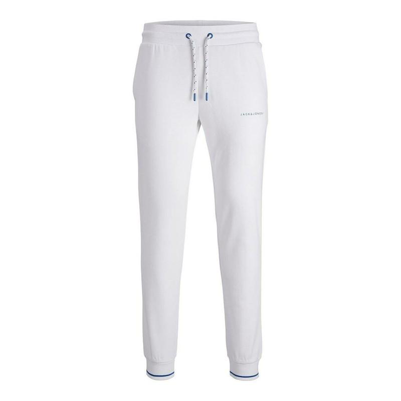 Pantalón de Chándal para Adultos Jack & Jones JPSTGORDON JJGLOBUS  12225105  Blanco Hombre