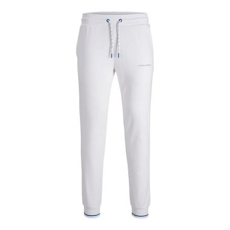 Pantalón de Chándal para Adultos Jack & Jones JPSTGORDON JJGLOBUS  12225105  Blanco Hombre