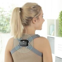 InnovaGoods® Entrenador de postura inteligente recargable con vibración ViBack, mejora la postura corporal, con diseño inteligen