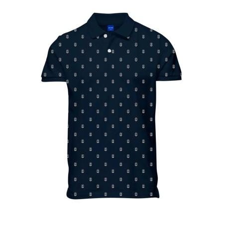 Polo de Manga Corta Hombre JORCOLLECT Jack & Jones  SS FST 12232663 Azul marino