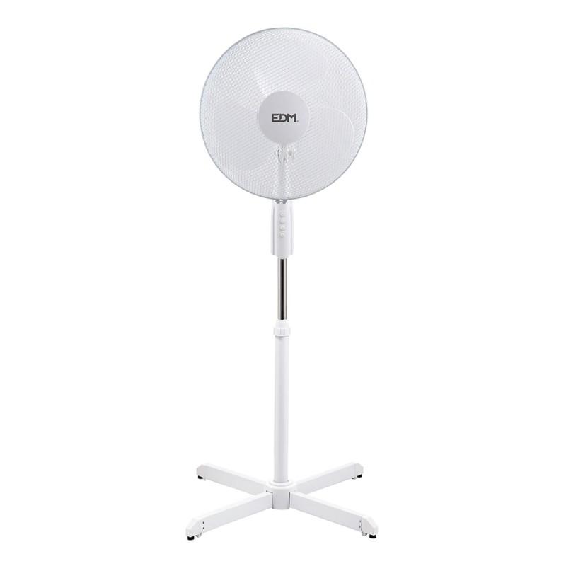 Ventilador de Pie EDM Blanco 50 W 55 W