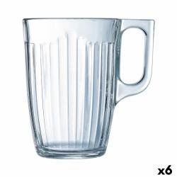 Taza Luminarc Nuevo Desayuno Transparente Vidrio (320 ml) (6 Unidades)