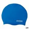 Gorro de Natación Intex Talla única Silicona (24 Unidades)