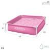 Piscina Desmontable Intex 342 L 122 x 30 x 122 cm Rosa (3 Unidades)