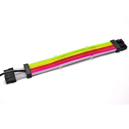 Cable Lian-Li Strimer Plus 8 Pin Straight Macho Negro Transparente