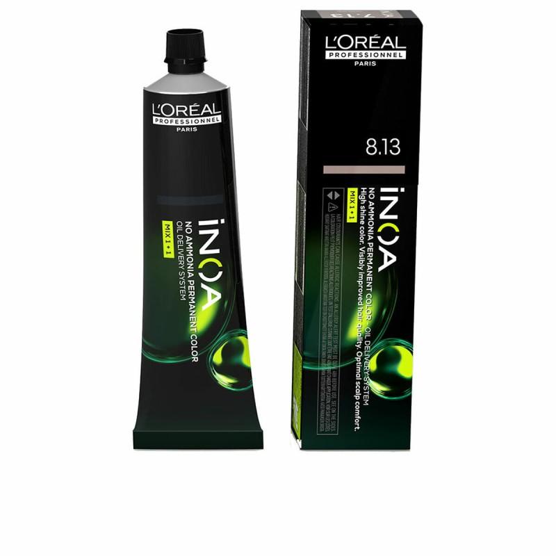 Tinte Permanente L'Oreal Professionnel Paris Inoa Sin amoniaco 60 g Nº 8.13