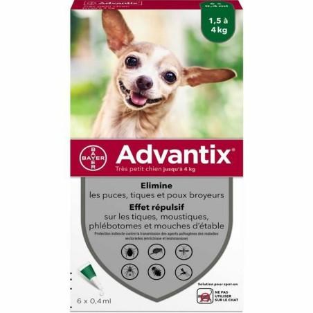 Pipeta para Perros Advantix 1,5-4 Kg