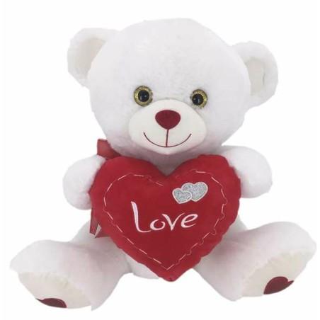 Oso de Peluche Pestuntes Corazón 32 cm