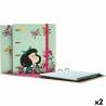 Carpeta de anillas Mafalda Carpebook Verde A4 (2 Unidades)