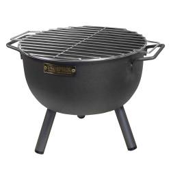 Barbacoa Imex el Zorro Sobremesa Parrilla Carbón Negro Ø 30 x 28 cm