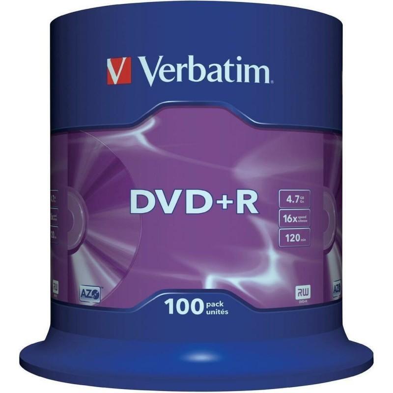 DVD-R Verbatim    100 Unidades