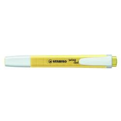 Marcador Fluorescente Stabilo Swing Cool Pastel Amarillo 10 Piezas (1 unidad)