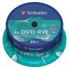 DVD-RW Verbatim    25 Unidades Multicolor 4,7 GB 4x