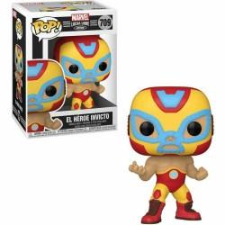 Figura Coleccionable Funko Pop! Marvel Lucha Libre - Iron Man Nº 709