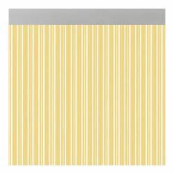 Cortina Acudam Ferrara Puertas Amarillo Transparente Exterior PVC Aluminio 90 x 210 cm