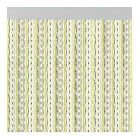 Cortina Acudam Brescia Puertas Amarillo Exterior PVC Aluminio 90 x 210 cm