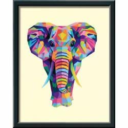 Dibujos para pintar Ravensburger CreArt Large Elephant 24 x 30 cm