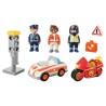 Playset Playmobil 71156 1.2.3 Day to Day Heroes 8 Piezas