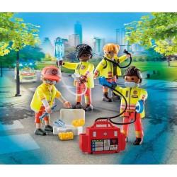 Playset Playmobil 71244 City Life Rescue Team 25 Piezas