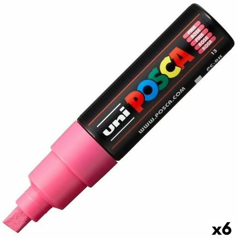 Marcador POSCA PC-8K Rosa (6 Unidades)