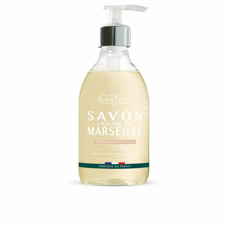 Jabón Líquido Beauterra Savon de Marseille Flor de algodón 300 ml