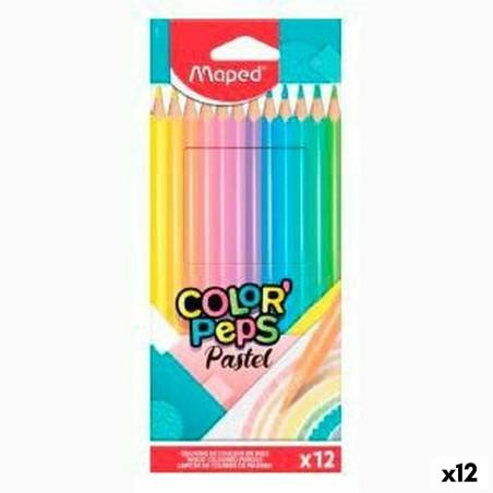 Lápices de colores Maped Color' Peps Multicolor 12 Piezas (12 Unidades)