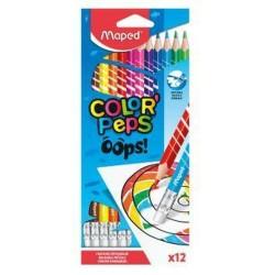 Lápices de colores Maped Color' Peps Multicolor 12 Piezas (12 Unidades)