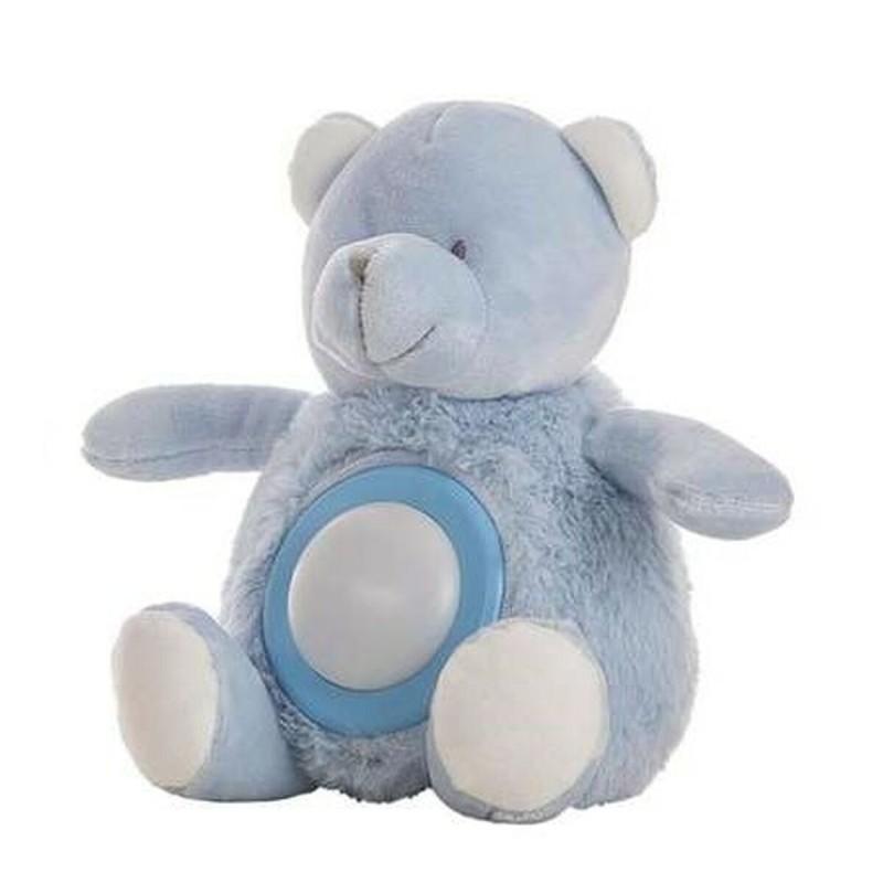 Oso de Peluche Azul Música Luces 20 cm 20cm