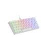 Teclado Mars Gaming MKMINI Qwerty Español RGB Blanco