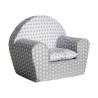 Sillón Infantil Gris Estrellas