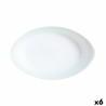 Fuente de Cocina Luminarc Smart Cuisine Ovalado Blanco Vidrio 21 x 13 cm (6 Unidades)