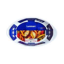 Fuente de Cocina Luminarc Smart Cuisine Ovalado Blanco Vidrio 21 x 13 cm (6 Unidades)