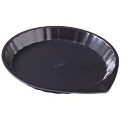 Molde para Tartas Pyrex Magic Negro Metal Plano Redondo Ø 30 cm 6 Unidades