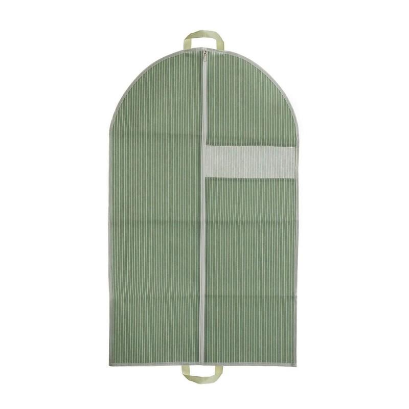 Funda para Traje Versa Rayas Verde 100 x 60 cm