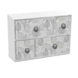 Caja-Joyero Versa Gardee 11 x 32 x 32 cm Madera MDF