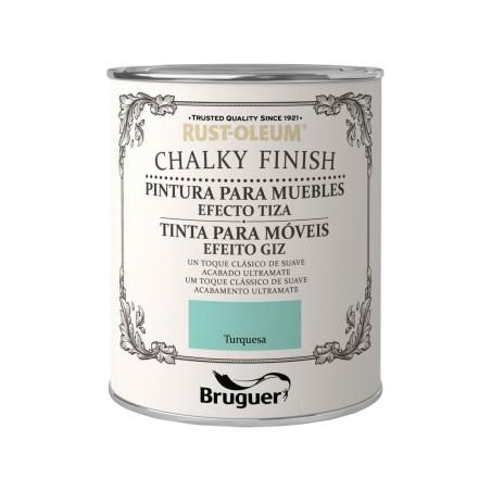 Pintura Bruguer Chalky Finish Turquesa 750 ml