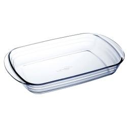 Fuente para Horno Ô Cuisine Ocuisine Vidrio Rectangular Transparente Vidrio 39 x 24 x 6 cm (6 Unidades)