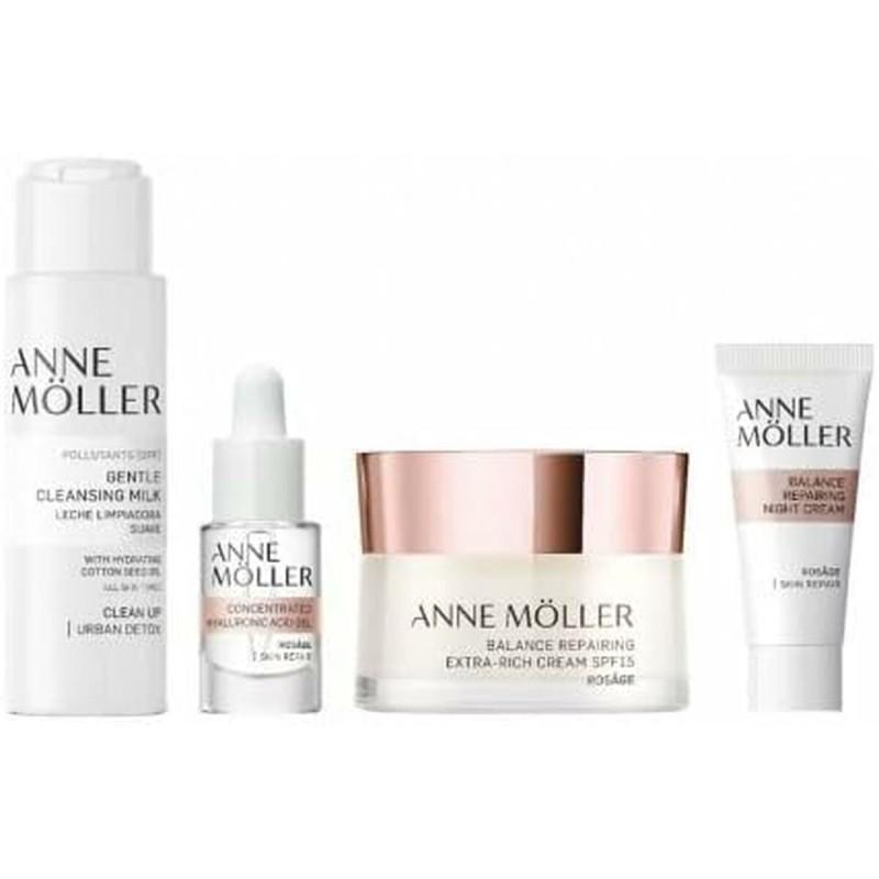 Set de Cosmética Unisex Anne Möller Rosâge Balance Extra-Rich Repairing Cream 4 Piezas