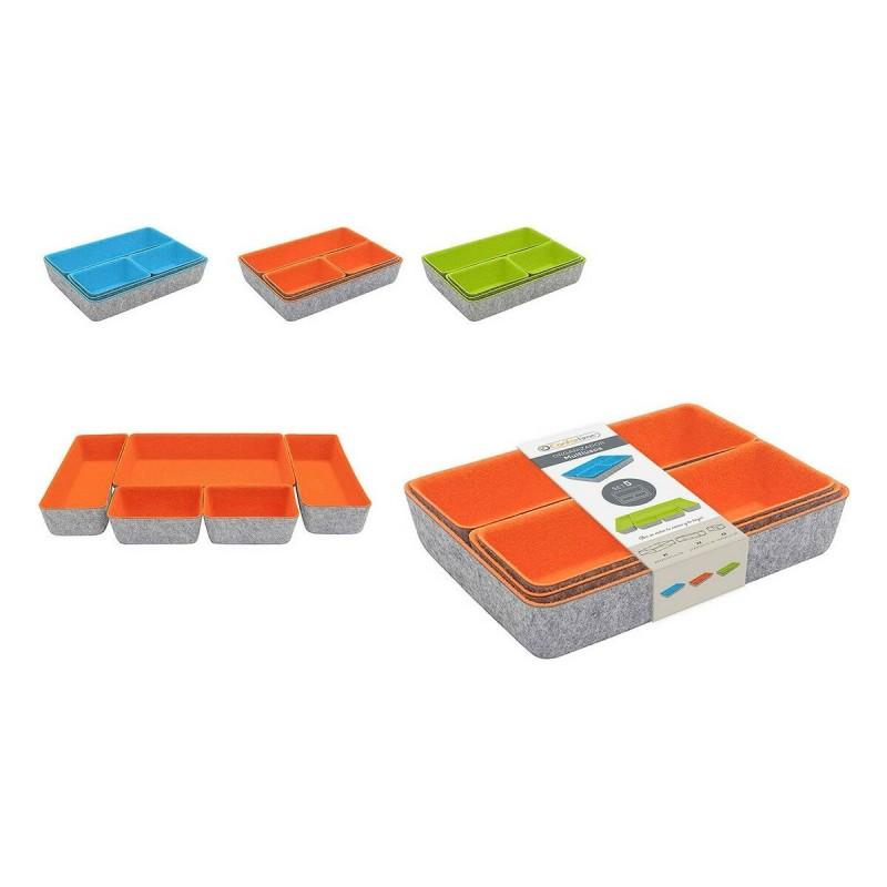 Juego de Cestas Confortime Fieltro 5 Piezas 27,5 x 20 x 5,3 cm