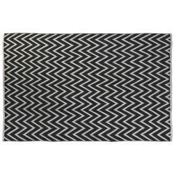 Alfombra DKD Home Decor Poliéster Zig-zag Bicolor 160 x 230 x 1 cm