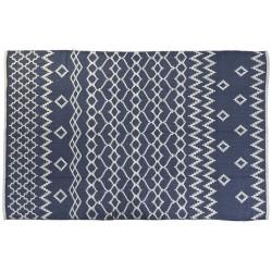 Alfombra DKD Home Decor Azul Poliéster Árabe 160 x 230 x 1 cm