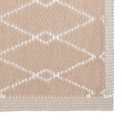 Alfombra de Exterior Zante 160 x 230 x 0,5 cm Beige Polipropileno