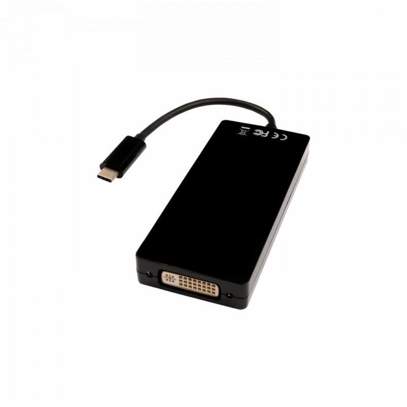 Hub USB V7 V7UC-DPHDVGADVI-BLK