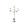 Candelabro DKD Home Decor 30 x 12 x 46 cm Plateado Aluminio Cromado